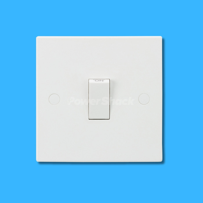 Knightsbridge Square Edge 20A 1G DP Switch