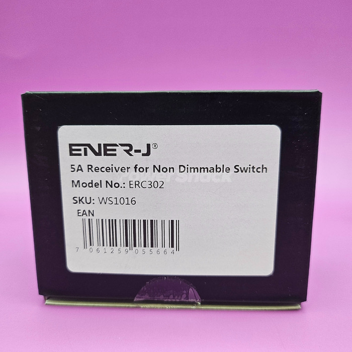 ENERJ On / Off Wireless Receiver for Kinetic Switches - Non-Dimmable