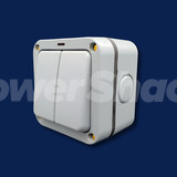 Eurolite - 2 Gang Outdoor Switch