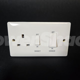 Verso 45A Double Pole Cooker Control & Socket