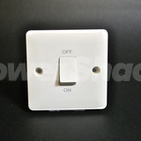 Verso 1 Gang 20A Double Pole Switch Plate