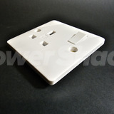 Verso 1 Gang Double Pole Switched Socket