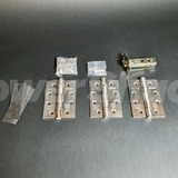 Heavy Duty Fire Door Latch Pack with 3 x 102mm x 76mm Hinges