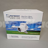 Monsoon Inline Extractor Fan with Timer