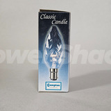 Crompton Twisted Clear Candle Lamp - B15 - 40W