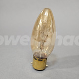 Bell Gold Candle Lamp - B22 - 40W - 35mm