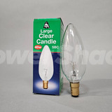 Bell Large Clear Candle Lamp - 40w - B15