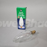 Bell Large Clear Candle Lamp - 40w - B15