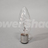 Bell Twisted Clear Candle Lamp - B22 - 40W - 35mm