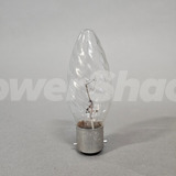 Bell Twisted Clear Candle Lamp - B22 - 40W - 35mm