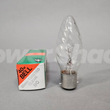 Bell Twisted Clear Candle Lamp - B22 - 40W - 35mm