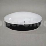 Lumineux Pebley Utility Round Bulkhead 12W 3CCT - Black Base