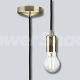 Knightsbridge 6" E27 Contemporary Pendant Sets