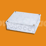 Niglon 225mm Galvanised Box (With Knockouts)