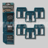 StealthMounts Makita 18v Battery Mounts - Blue, 6 Pack