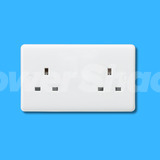 Knightsbridge 13A 2G DP Switched Socket