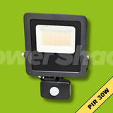 Diamond - Dunham PIR Tri Colour LED FloodLight - Black