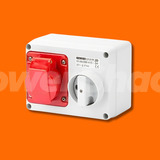 Gewiss 16A 3P+E  415V Switched Socket Outlet - IP44