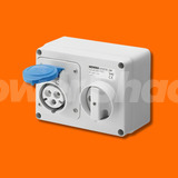 Gewiss 32A 2P+E 230V Switched Socket Outlet - IP44