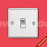 Knightsbridge 10AX 1G Intermediate Switch - Polished Chrome