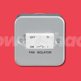 Knightsbridge Metal Clad 10AX Fan Isolator Switch