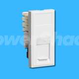 Knightsbridge RJ11 Data Module 25 x 50mm - White