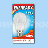 Eveready 8.8W LED GLS Lamp - 806lm - COOL WHITE