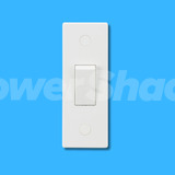 Knightsbridge Square Edge 10AX 1G 2-Way Architrave Switch