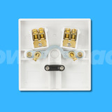 Knightsbridge Square Edge 20A Flex Outlet Plate