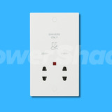 Knightsbridge 115/230V Dual Voltage Shaver Socket with Neon