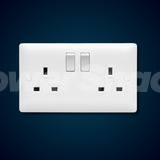 Verso 2G 13A DP Switched Socket