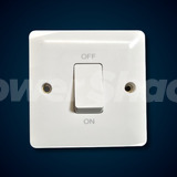 Verso Gang 50A Double Pole Switch Plate