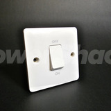 Verso Gang 50A Double Pole Switch Plate